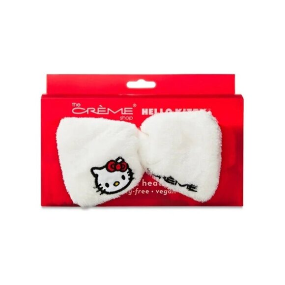 The Crème Shop x Hello Kitty Diadema de Spa de Felpa - Rosa y Blanco - Picture 3 of 5
